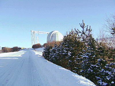 Большой азимутальный 6-м телескоп (БТА) Специальной астрофизической обсерватории