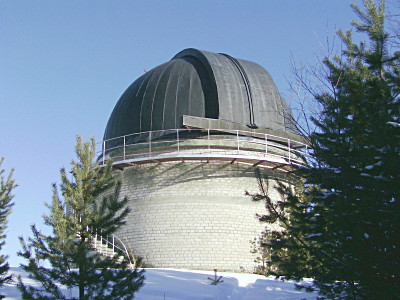 Башня рефрактора Цейсс-400 Северокавказской астрономической станции (СКАС) Казанского университета