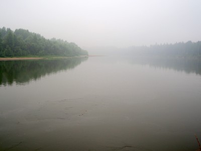 река Чулым под Бирилюссами