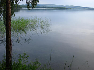 Утро на озере Парное