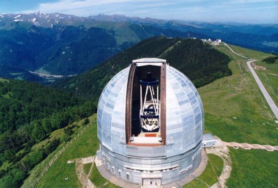 Верхняя научная площадка обсерватории САО у горы Пастухова